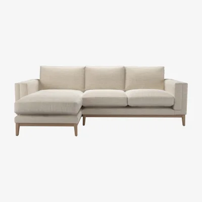 Sofa.com Costello  LHF Chaise Sofa in Jasmine Silky Jacquard Weave