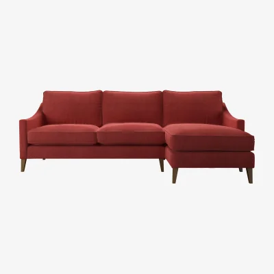 Sofa.com Iggy Medium RHF Chaise Sofa in Indian Summer Easy Cotton