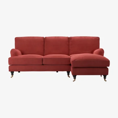 Sofa.com Bluebell RHF Chaise Sofa in Indian Summer Easy Cotton