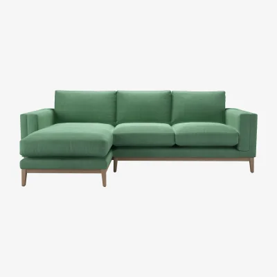 Sofa.com Costello  LHF Chaise Sofa in Celadon Easy Cotton
