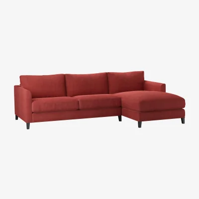 Sofa.com Izzy Medium RHF Chaise Sofa in Indian Summer Easy Cotton