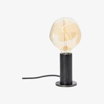 Amara Tala - Knuckle Voronoi Bulb Table Lamp - Blackend Oak