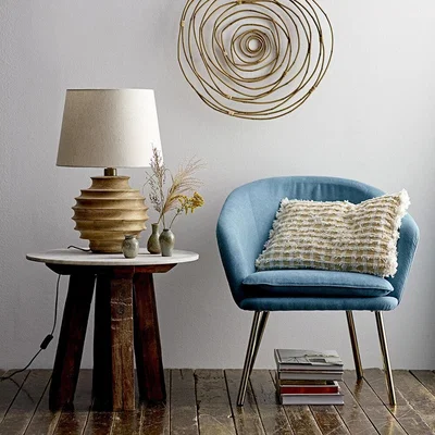 Amara Bloomingville - Svale Mango Wood Table Lamp - Natural