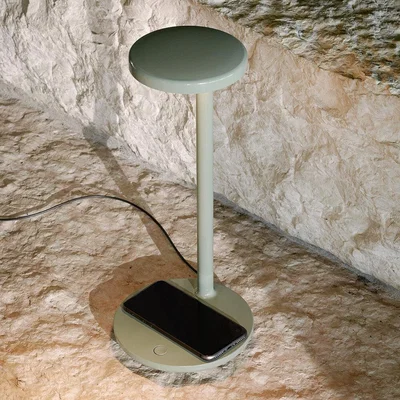Amara Flos - Oblique QI Table Lamp - 2700k - Matte Sage
