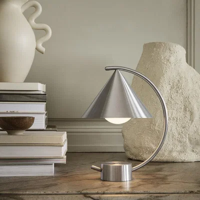 Amara ferm LIVING - Meridian Lamp - Brushed Steel