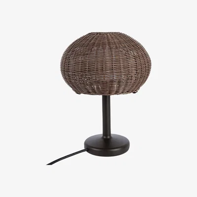 Amara Bover - Garota Rattan Table Lamp - Brown
