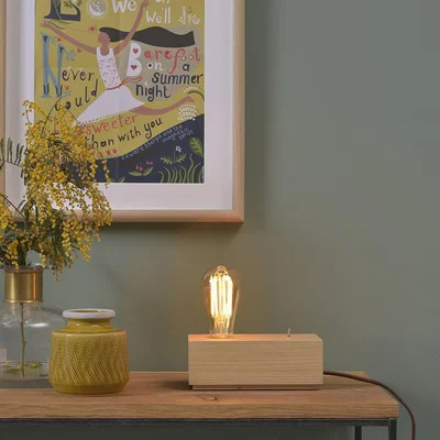 Amara It's About RoMi - Kobe Ashwood Table Lamp - Rectangular