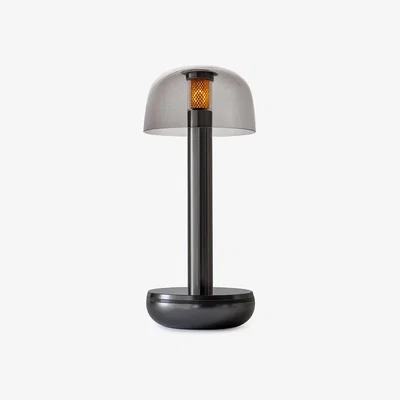 Amara Humble - Two Table Light - Smoked Glass/Titanium