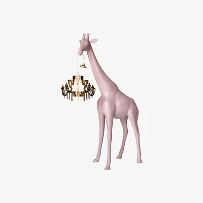 Amara Qeeboo - Giraffe in Love Lamp - Dusty Rose