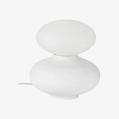 Amara Tala - David Weeks Reflection Oval Table Lamp - Matt White