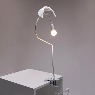 Amara Sparrow Taking Off USB Resin Table Lamp