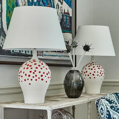 Amara William Yeoward - Angelica Table Lamp Base - Rouge