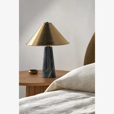 Anthropologie Sky Marble Table Lamp