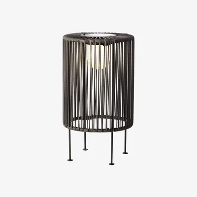 Barker and Stonehouse Grey Solar Table Light Metal | Barker & Stonehouse