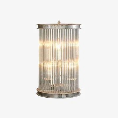 Barker and Stonehouse Timothy Oulton Rod Table Lamp, Grey | Barker & Stonehouse