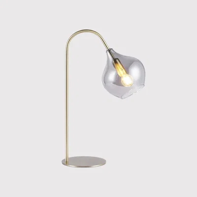 Barker and Stonehouse Antique Bronze Glass Table Lamp, Brown | Barker & Stonehouse