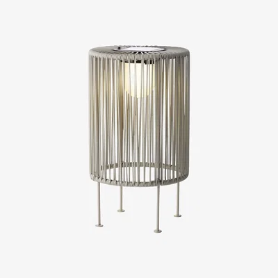 Barker and Stonehouse White Solar Table Light Metal | Barker & Stonehouse