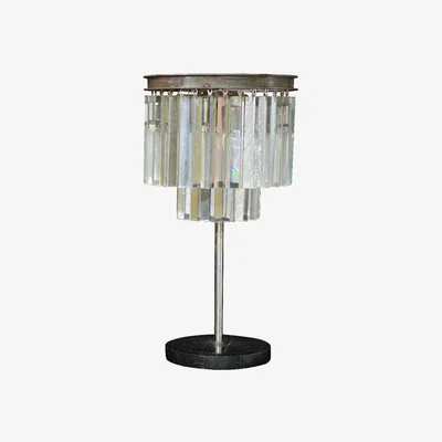Barker and Stonehouse Timothy Oulton Odeon Table Lamp, Grey Glass | Barker & Stonehouse