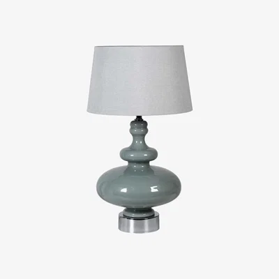 Barker and Stonehouse Blue Shaped Table Lamp Ceramic | Barker & Stonehouse