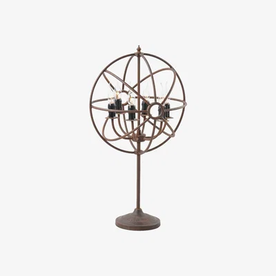 Barker and Stonehouse Timothy Oulton Gyro Table Lamp, Brown | Barker & Stonehouse