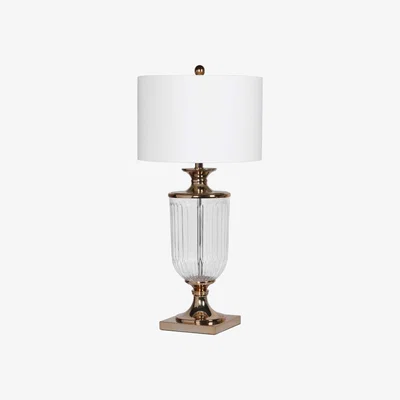 Barker and Stonehouse Iron Glass Urn Lamp, Gold | Barker & Stonehouse