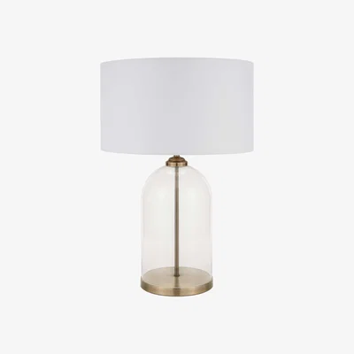 Barker and Stonehouse Cloche Glass Table Lamp, Gold | Barker & Stonehouse