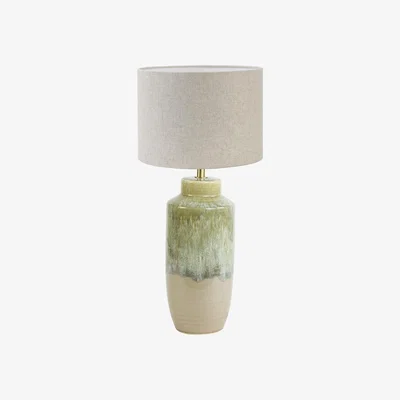Barker and Stonehouse Green Ceramic Table Lamp | Barker & Stonehouse