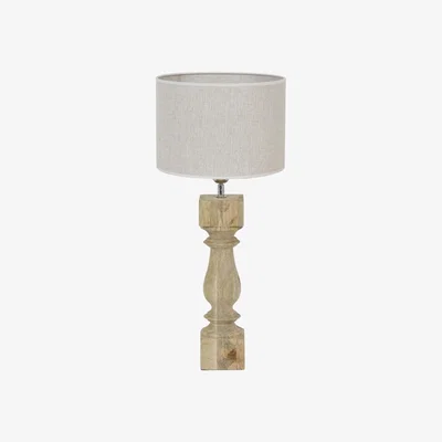 Barker and Stonehouse Natural Wood Table Lamp