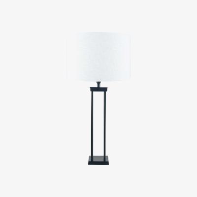 Barker and Stonehouse Four Post Table Lamp, Black Metal | Barker & Stonehouse