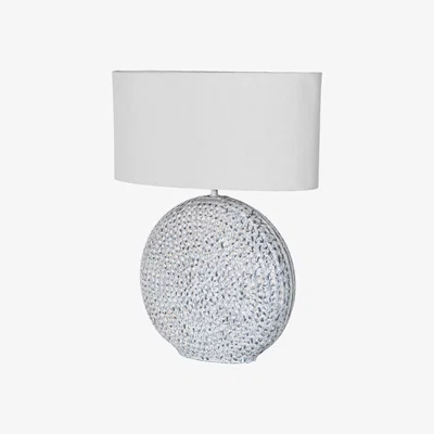 Barker and Stonehouse Blue Textured Table Lamp | Barker & Stonehouse
