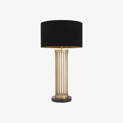 Barker and Stonehouse Eichholtz Condo Table Lamp Including Shade, Gold | Barker & Stonehouse