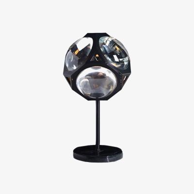 Barker and Stonehouse Timothy Oulton Iris Table Lamp, Black Metal | Barker & Stonehouse