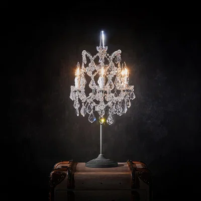 Barker and Stonehouse Timothy Oulton Crystal Table Lamp, Neutral | Barker & Stonehouse