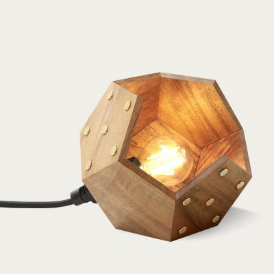 Bombinate.com Basic Twelve Solo Walnut Table Lamp