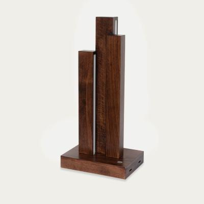 Bombinate.com Walnut Horizon I Table Lamp