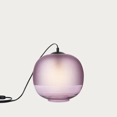 Bombinate.com Purple Glass Bale Table Lamp