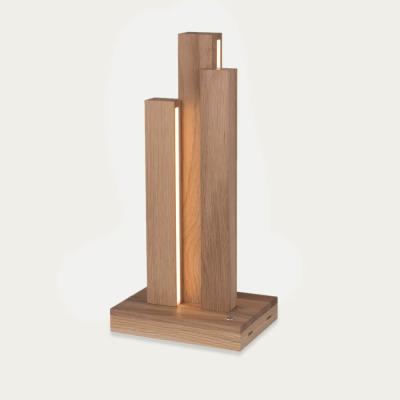 Bombinate.com Oiled Oak Horizon I Table Lamp