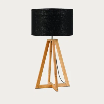 Bombinate.com Natural/Black Everest Bamboo Table Lamp