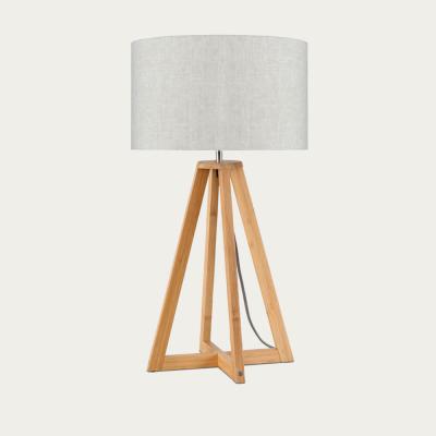 Bombinate.com Natural/Linen Light Everest Bamboo Table Lamp