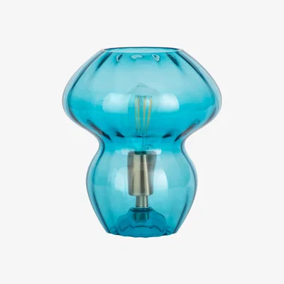 BHS.com Mushroom Table Lamp, Teal