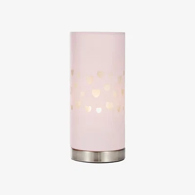 BHS.com Glow Hearts Table Lamp, Pink