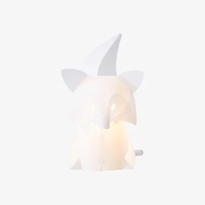 BHS.com Glow Fox Origami Style Table Lamp, White