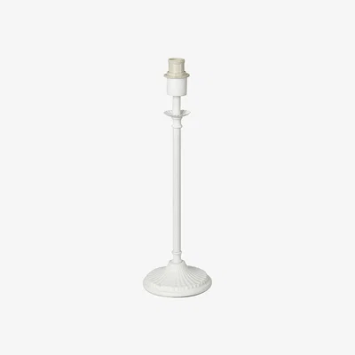 BHS.com Ribbed Stick Table Lamp Base, White