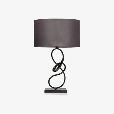BHS.com Rennes Metal Twist Table Lamp, Black