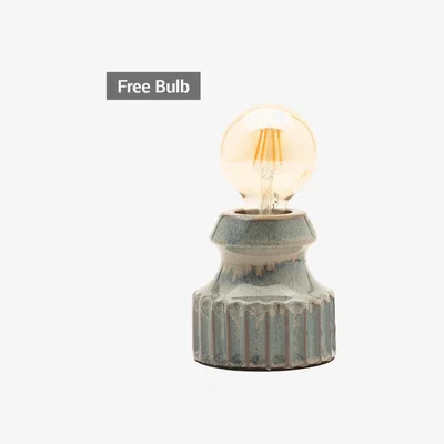 BHS.com Tizzo Retro Vessel Table Lamp with 95mm Bulb, Grey