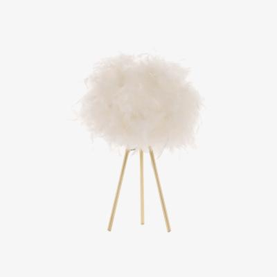 BHS.com Plume Feather Tripod Table Lamp, Brass
