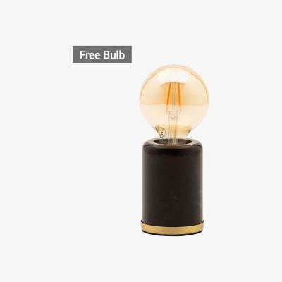 BHS.com Romano Marble E27 Vessel Table Lamp with 80mm Bulb, Black