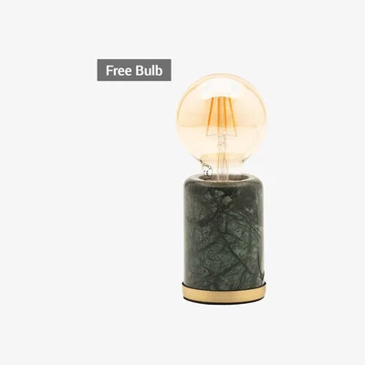 BHS.com Romano Marble E27 Vessel Table Lamp with 80mm Bulb, Green