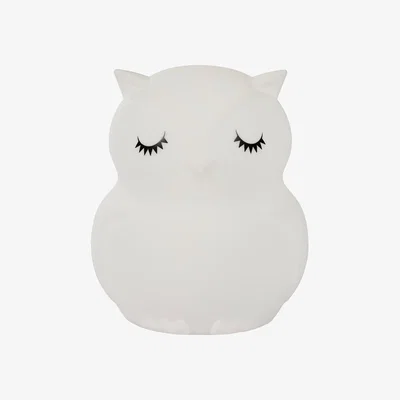 BHS.com Glow Owl Colour Changing Night Light, White