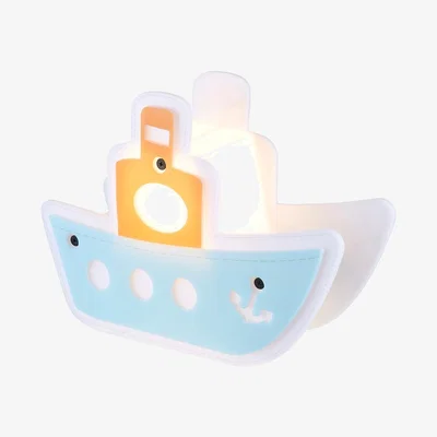 BHS.com Glow Boat LED Table Lamp, White & Blue